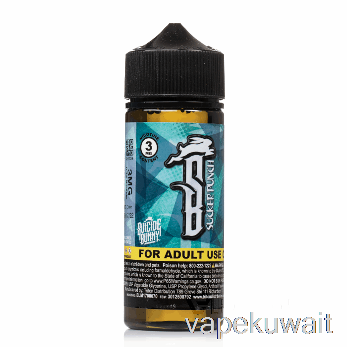 مصاصة لكمة - أرنب انتحاري - 120 مل 6 ملغ نظام جراب Vape